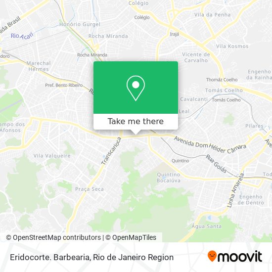 Eridocorte. Barbearia map