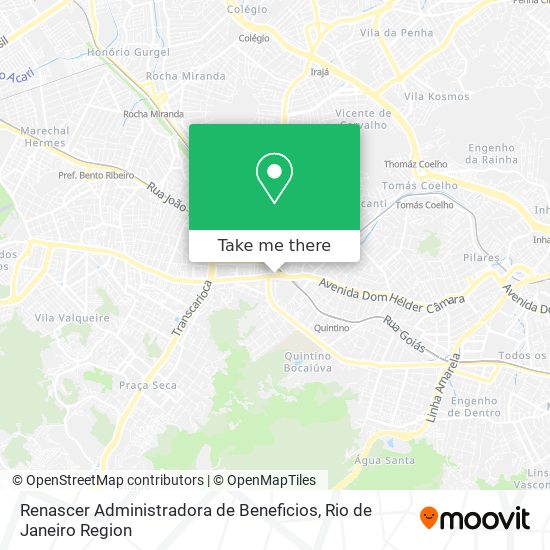 Renascer Administradora de Beneficios map