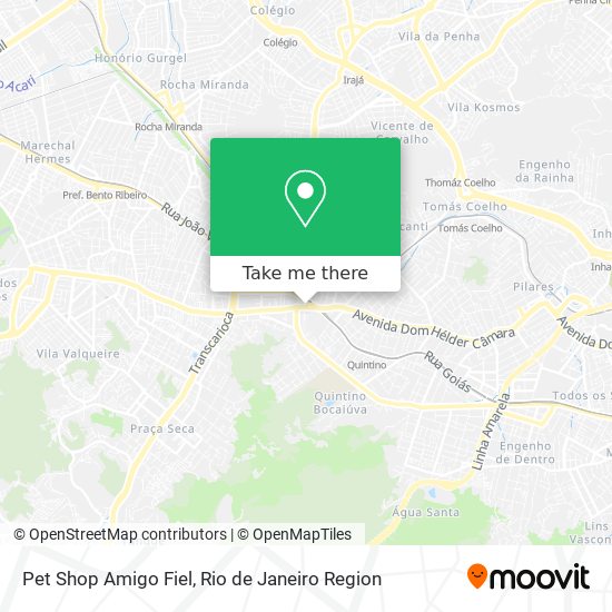 Pet Shop Amigo Fiel map