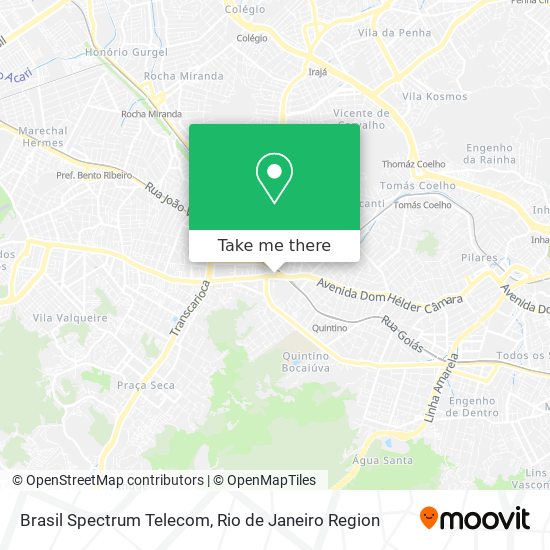 Brasil Spectrum Telecom map