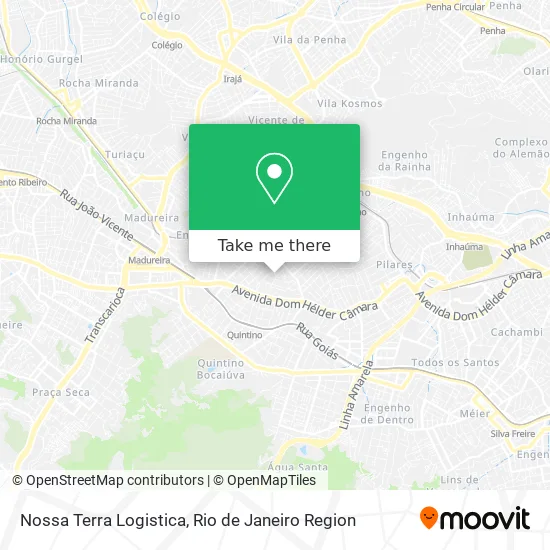 Nossa Terra Logistica map