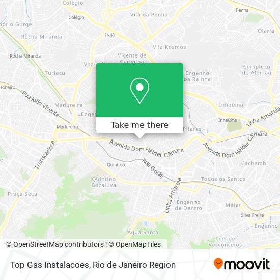 Top Gas Instalacoes map