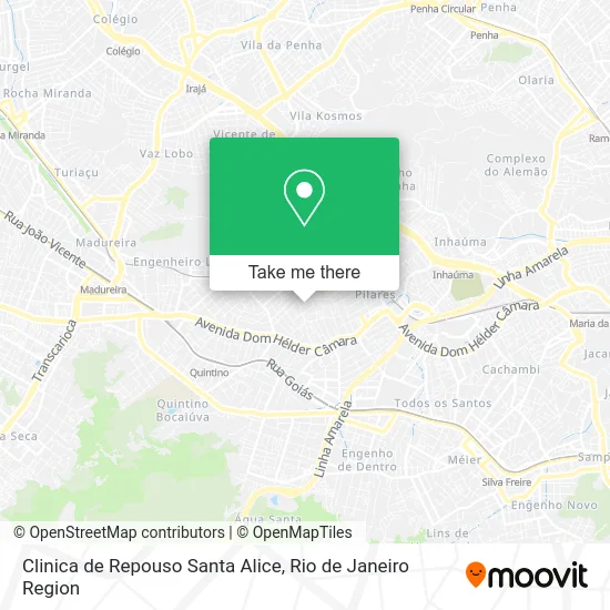 Clinica de Repouso Santa Alice map