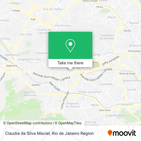 Claudia da Silva Maciel map