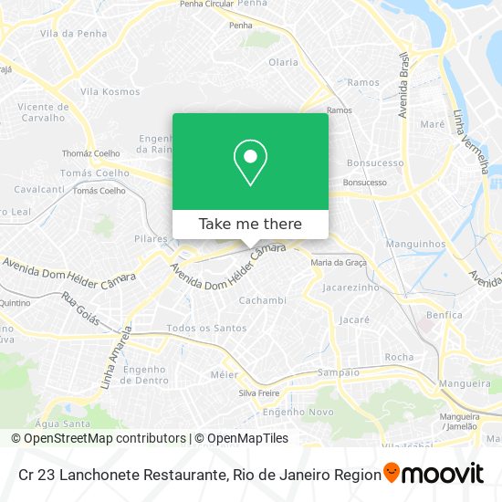Mapa Cr 23 Lanchonete Restaurante