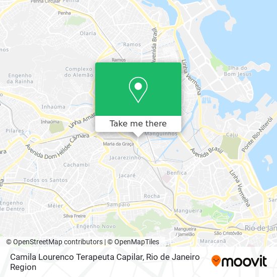 Camila Lourenco Terapeuta Capilar map