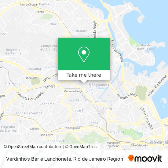 Verdinho's Bar e Lanchonete map