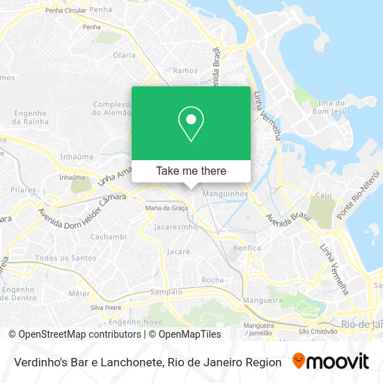 Verdinho's Bar e Lanchonete map
