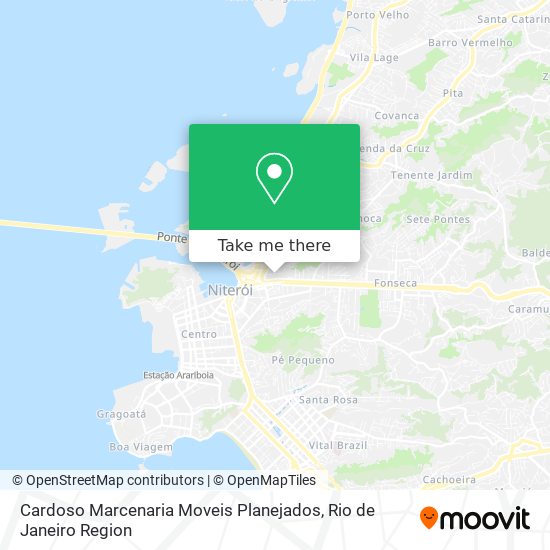 Cardoso Marcenaria Moveis Planejados map
