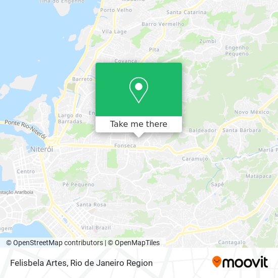 Mapa Felisbela Artes