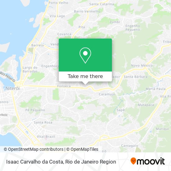 Isaac Carvalho da Costa map