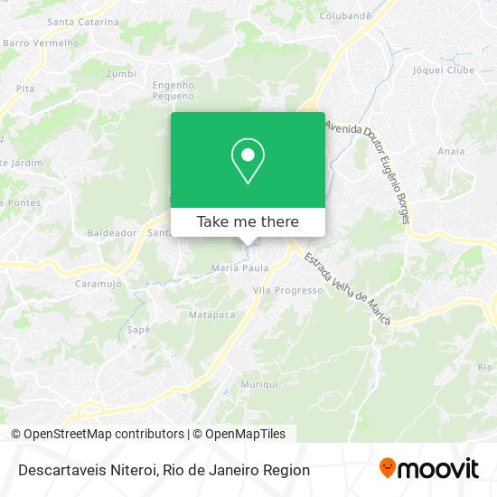 Descartaveis Niteroi map