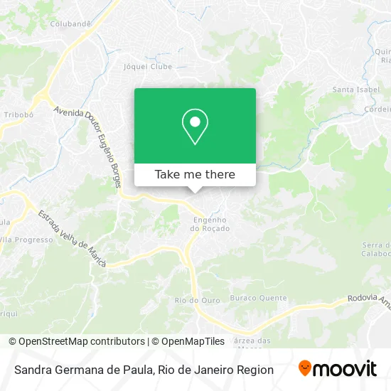 Sandra Germana de Paula map