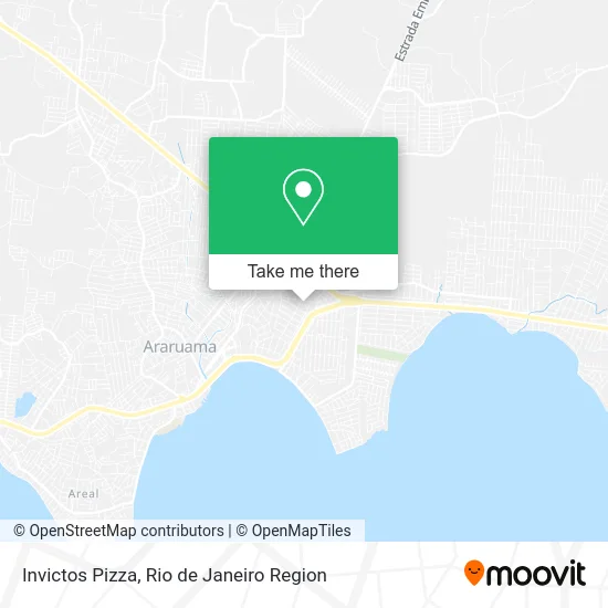 Invictos Pizza map