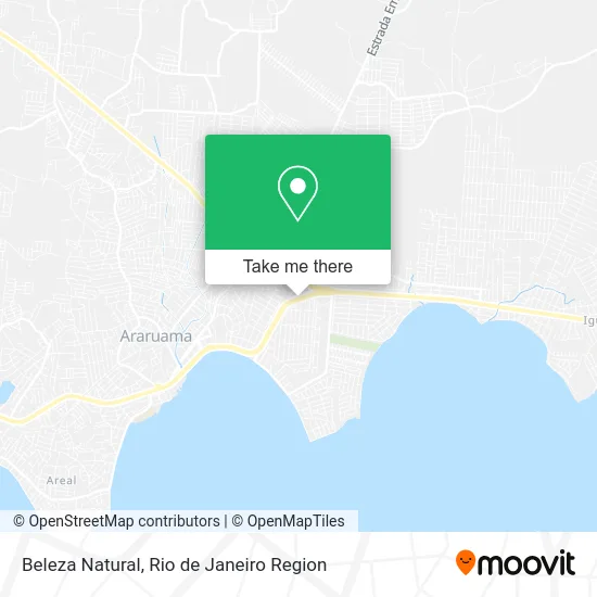 Beleza Natural map