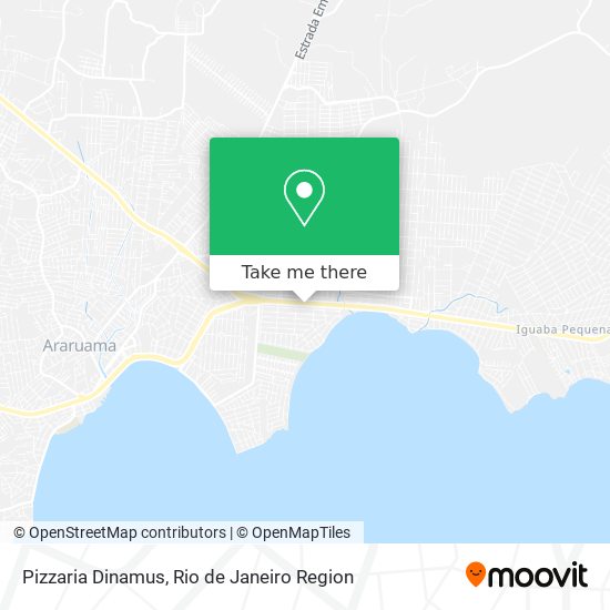 Pizzaria Dinamus map