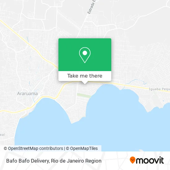 Bafo Bafo Delivery map