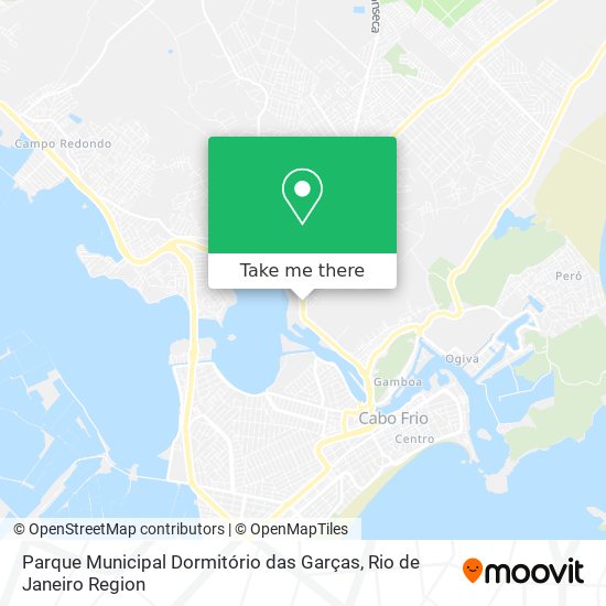 Parque Municipal Dormitório das Garças map