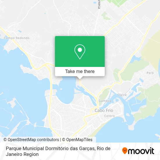 Parque Municipal Dormitório das Garças map