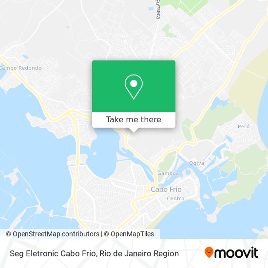 Seg Eletronic Cabo Frio map