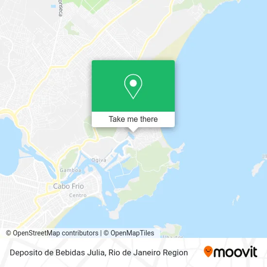 Deposito de Bebidas Julia map