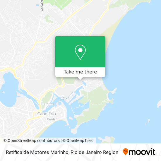 Retifica de Motores Marinho map