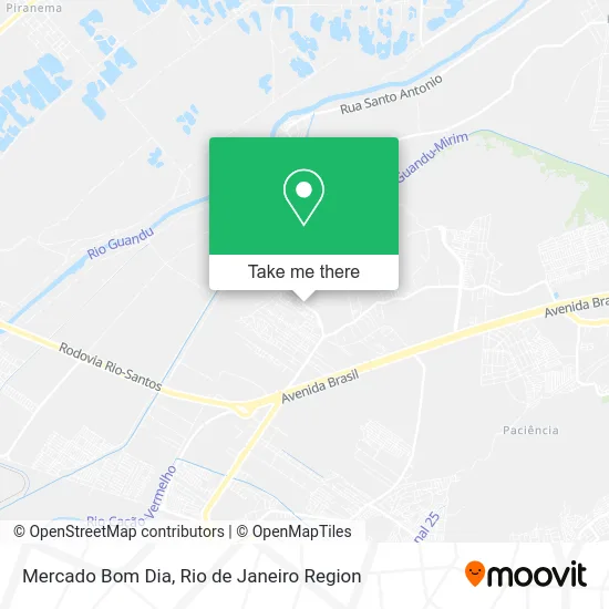 Mercado Bom Dia map