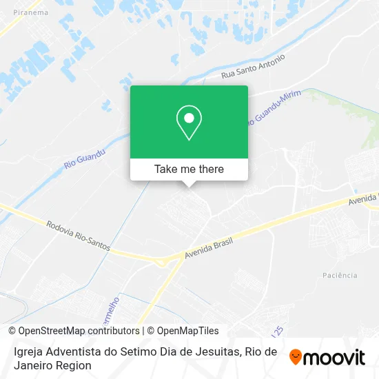 Igreja Adventista do Setimo Dia de Jesuitas map