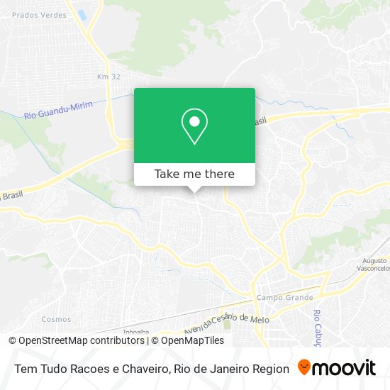 Tem Tudo Racoes e Chaveiro map