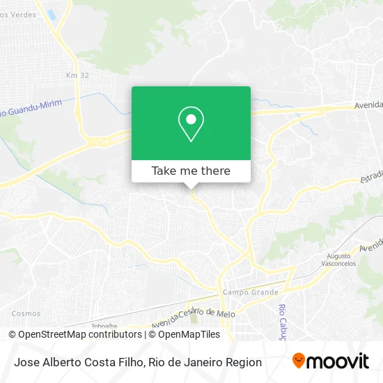 Jose Alberto Costa Filho map