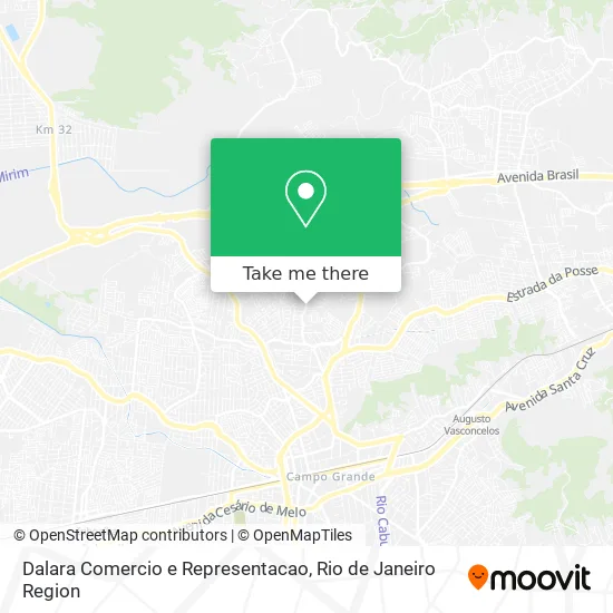 Dalara Comercio e Representacao map