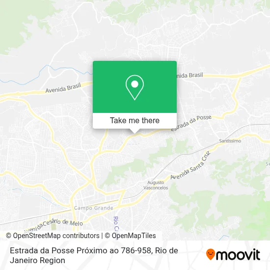 Estrada da Posse Próximo ao 786-958 map