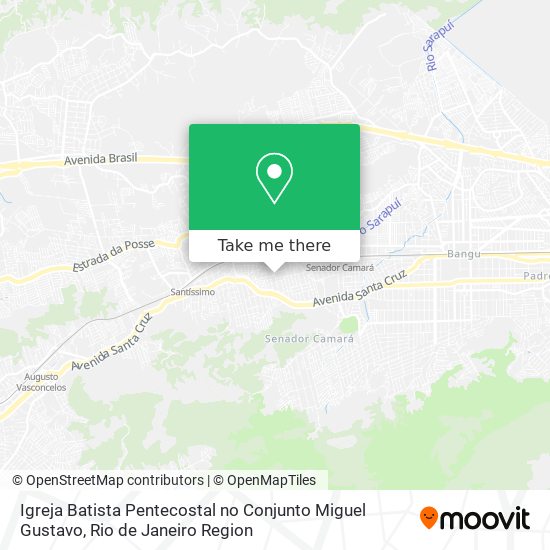 Igreja Batista Pentecostal no Conjunto Miguel Gustavo map