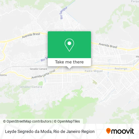 Leyde Segredo da Moda map