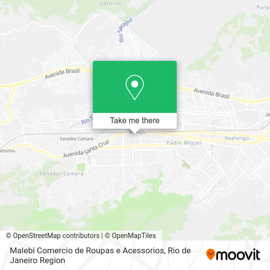 Malebi Comercio de Roupas e Acessorios map