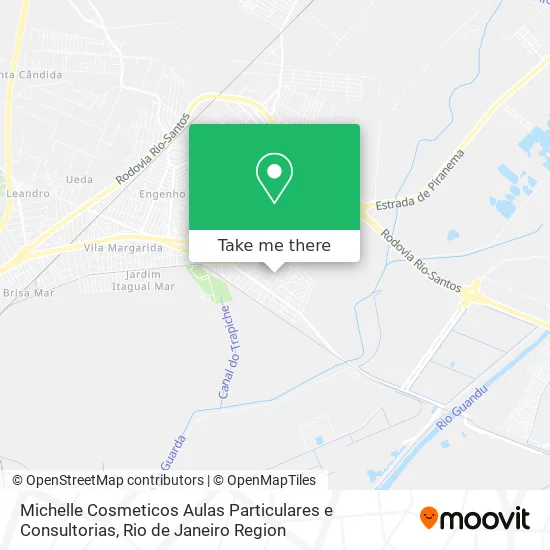 Michelle Cosmeticos Aulas Particulares e Consultorias map