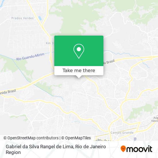 Gabriel da Silva Rangel de Lima map