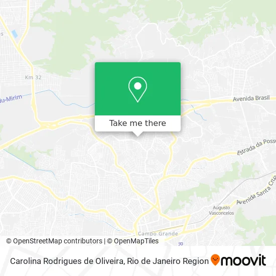 Carolina Rodrigues de Oliveira map
