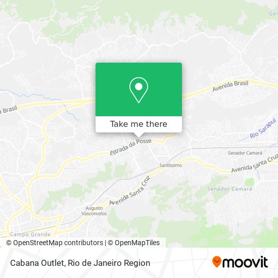 Mapa Cabana Outlet