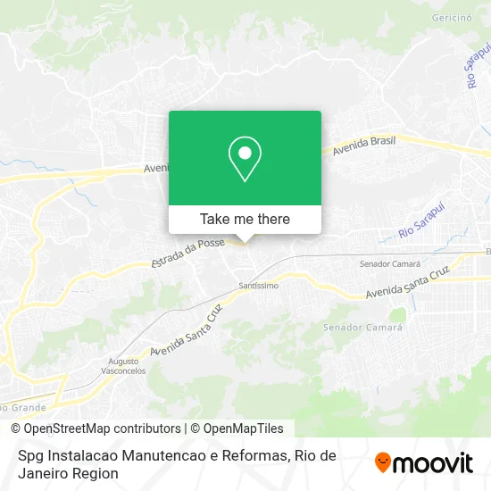 Spg Instalacao Manutencao e Reformas map