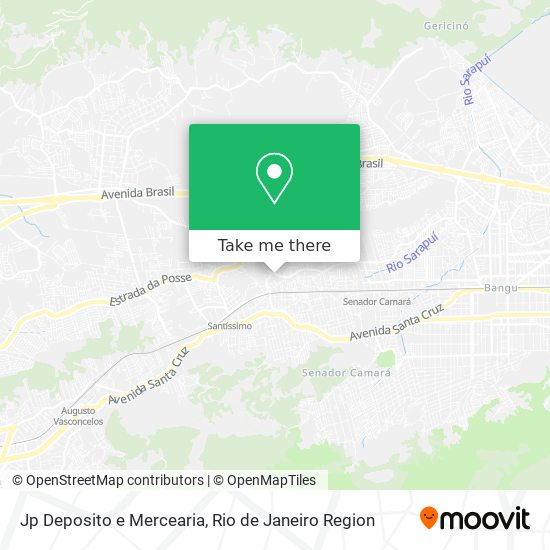 Mapa Jp Deposito e Mercearia