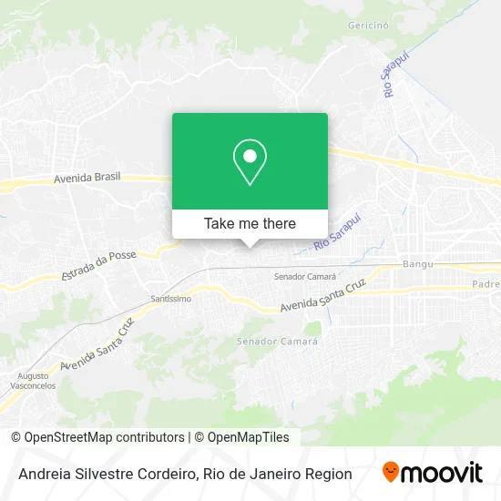 Andreia Silvestre Cordeiro map