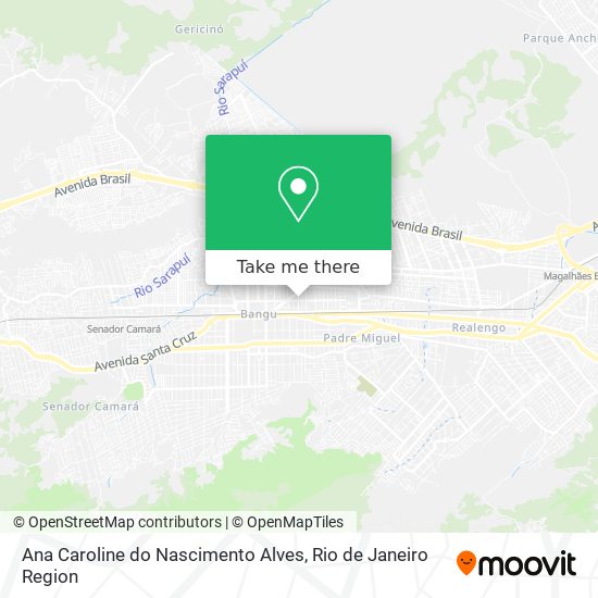 Ana Caroline do Nascimento Alves map