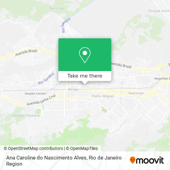 Ana Caroline do Nascimento Alves map