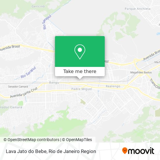 Lava Jato do Bebe map