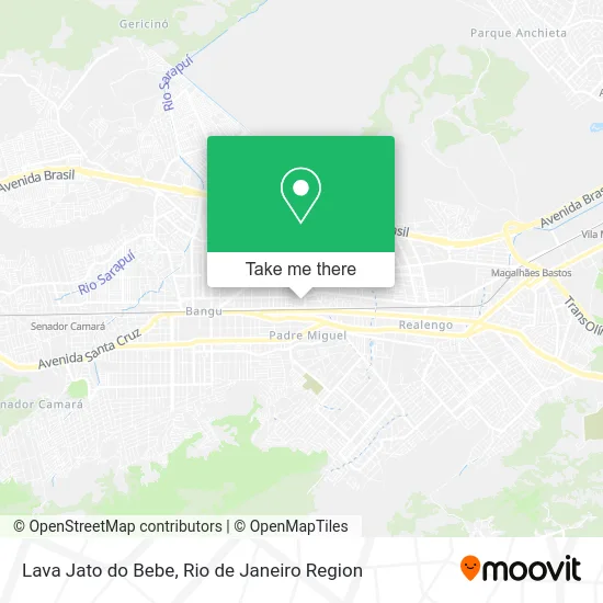 Lava Jato do Bebe map