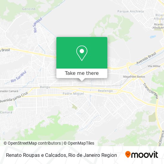 Mapa Renato Roupas e Calcados