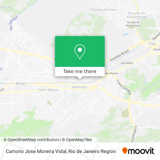 Cartorio Jose Moreira Vidal map