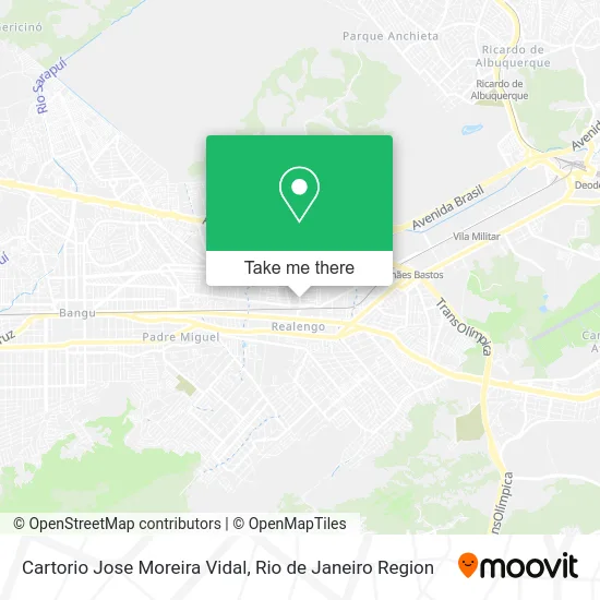 Cartorio Jose Moreira Vidal map
