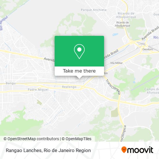 Rangao Lanches map